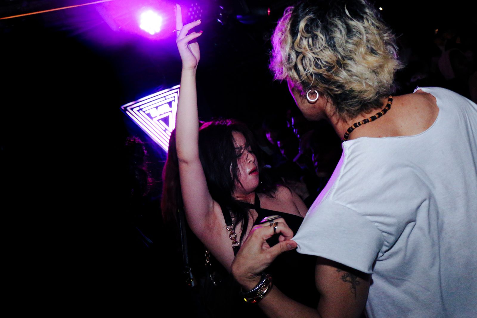 Authentic neon ambiance and raw underground club soul