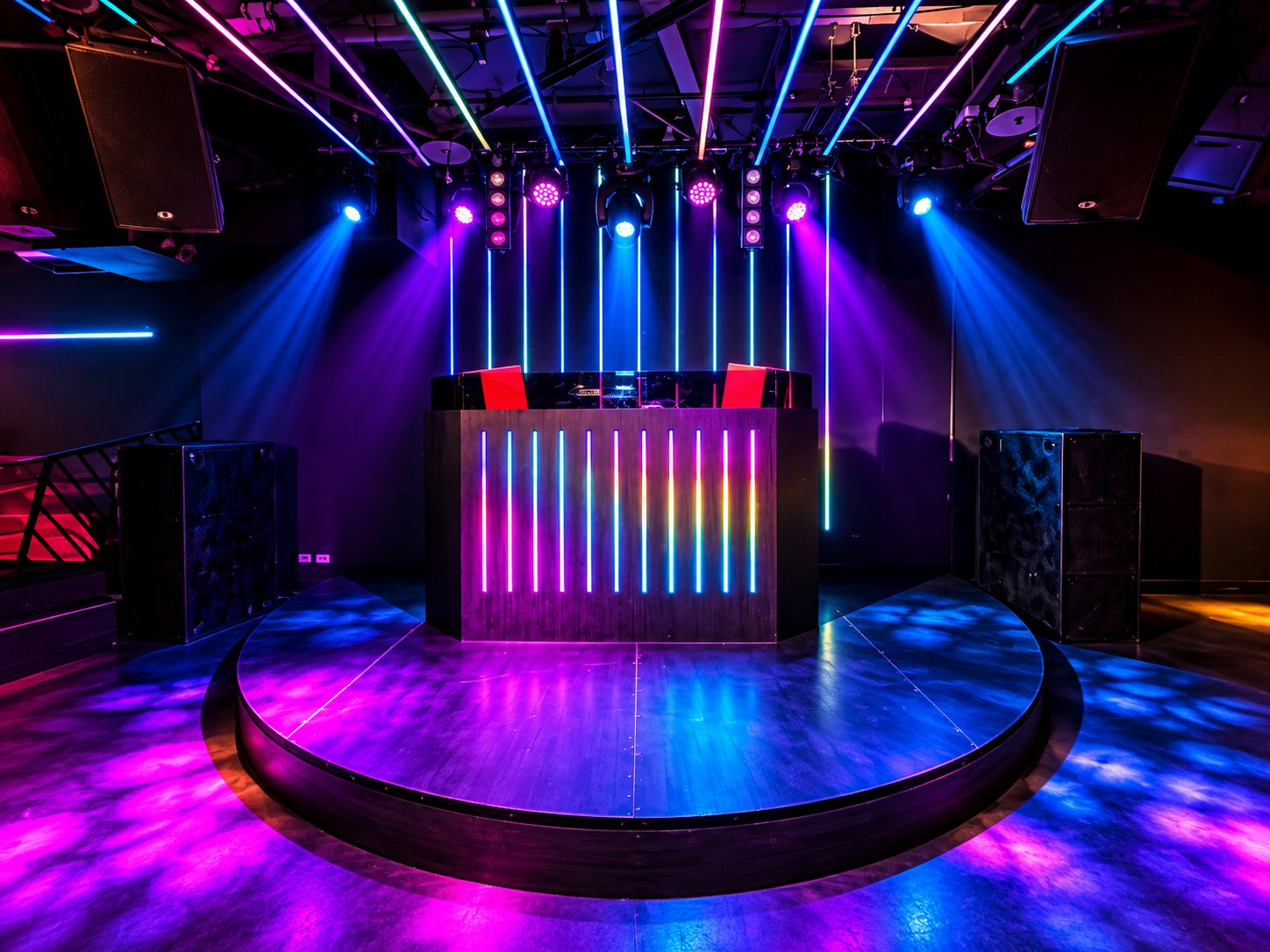 Triangle Taipei Performance Stage and DJ Booth